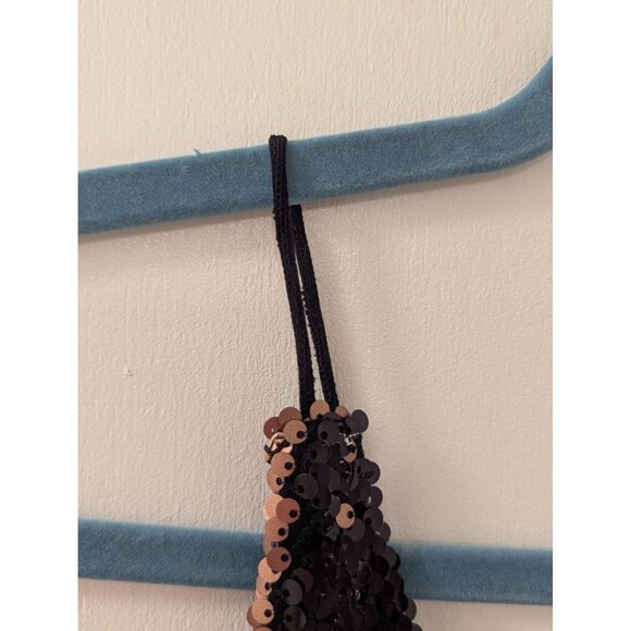 Black & Rose Gold Sequin Dress XS By Free People - Picture 4 of 7